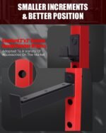 OPPSDECOR Adjustable Power Cage with Pull-Up Bar Power Rack with J-Hooks & Barbell Holders 800LBS Heavy Duty Strength Training Equipment for Home & Garage Gym - Image 5