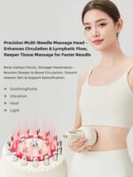 Lymphatic Drainage Massager & Anti Cellulite Massage Tool, Helps Reduce Stretch Marks & Cellulite, for Legs, Arms & Belly, Body Sculpting Machine with Microcurrent, Light, Heat & Vibration - Image 5