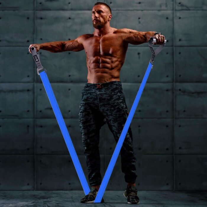 J Bryant Fitness Resistance Band Exercises Handles Heavy Duty Metal Gym Handles Stainless Steel Large Size Hook for Wide Pull Up Resistance Band Training Home Workout Fitness Equipment - Image 5
