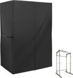Squat Rack Cover, Waterproof Power Cage Cover, Protective Squat Cage Cover for Home Gym, Outdoor Power Rack Cover/Gym Rack Cover/Weight Lifting Rack Cover/Smith Machine Cover - Image 2