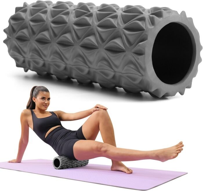 Foam Roller - Medium Density Deep Tissue Massager for Muscle Massage Pilates Yoga,Fitness Exercise for Whole Body Myofascial Trigger Point Release - Image 2