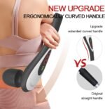 Rechargeable Personal Hand Held Deep Tissue Vibrating Massager for Muscles, Back, Foot, Neck -Cordless Electric Percussion Body Wand Massage Gift for Women her - Image 4