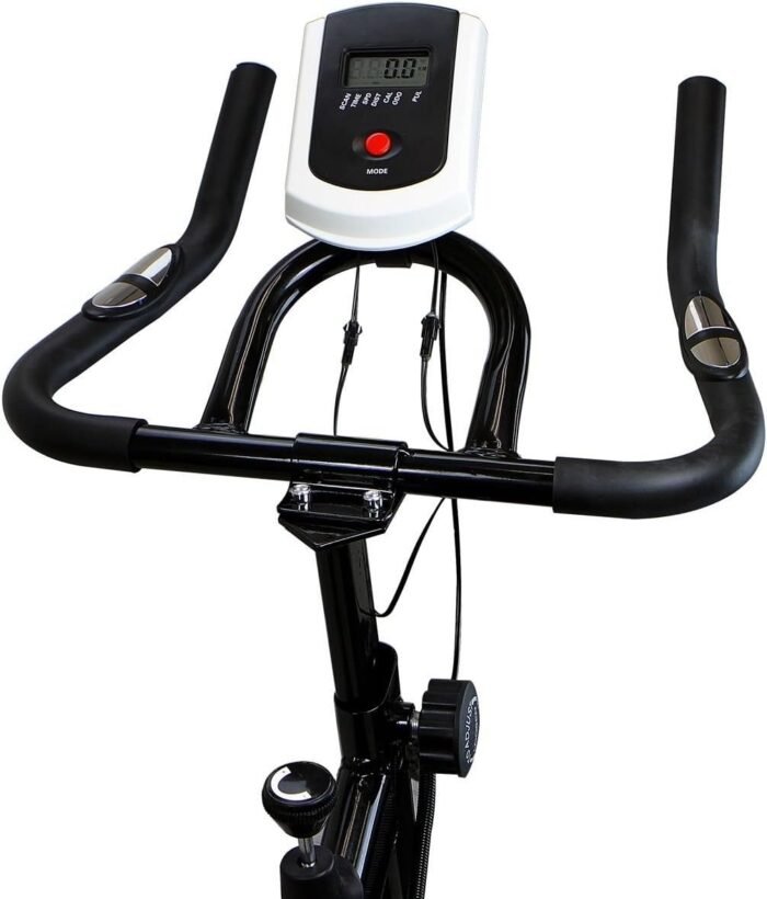 XtremepowerUS Exercise Bike 22lb Flywheel Stationary Workout Machine - Image 4