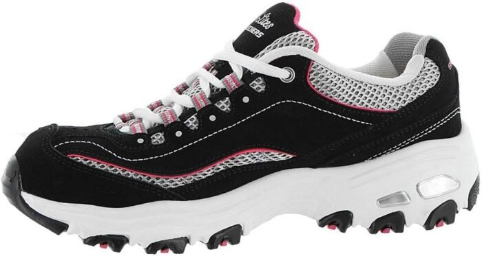 Skechers Women's D'Lites-Life Saver Memory Foam Lace-up Sneaker - Image 6