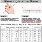 Smart Ring Fitness Tracker Sleep Tracking Heart Rate Monitor Pedometer, Waterproof Activity Tracker Fitness Ring Steps Counter, Gesture Controls for Short Video, 8 Days Last, Classical Gold, #10 - Image 7