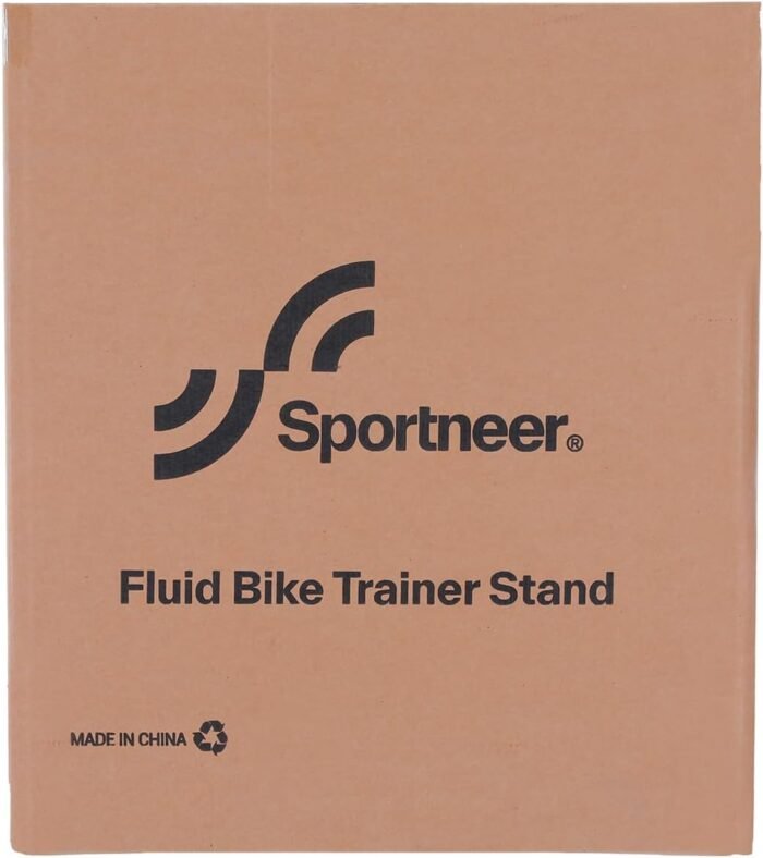Sportneer Bike Trainer - Fluid Stationary Bike Stand for 26-29" & 700C Wheels - Auto Resistance Control Bike Trainer Stand for Indoor Riding with Noise Reduction Wheel for Road Bikes - Image 10