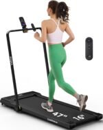 Walking Pad Treadmill with Handle Bar, 47"x16" Super Large Running Area, 8.7 MPH Compact Under Desk Treadmill for Home Office, 450LBS Walking Jogging Running Machine with Remote Control - Image 2