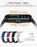 RUXINGX Fitness Tracker Watch for Men/Women, SmartWatch with Sleep/Activity Tracker, Heart Rate Monitor with 20+ Sports Modes, Android Smart Watch for Phones, Smart Fitness Watches for Women/Men - Image 7
