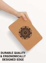 Aozora Cork Yoga Block Sustainable & Eco Friendly 2 Pack and Yoga Strap Set Made of The Finest Natural Cork for Better Support, Balance & Comfort - Image 3
