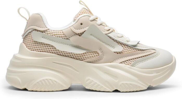 DREAM PAIRS Women's Platform Chunky Fashion Sneakers Jaxon Walking Lace-Up Comfortable Dad Sneakers Workout Sport Work Casual Tennis Shoes - Image 3