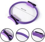 Pilates Ring Fitness Trainer, Pilates Ring Fitness Circle 14.96" Yoga Rings Magic Circle for Toning Arms, with Dual Padded Handles Exercise Resistance Equipment, Pilates Ring Magic - Image 8