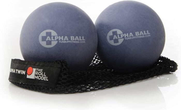 Tune Up Fitness – Alpha Twin Set in Tote | Larger Sized Yoga Massage Therapy Balls | Trigger Point Ball, Myofascial Release and Pain Relief for Upper & Lower Back, IT Band, QL, Hamstrings, Glutes - Image 2