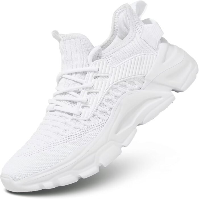 Womens Running Tennis Shoes Slip on Ladies Walking Fashion Athletic Sneakers Work Gym Comfort Lightweight Mesh Soft Sole - Image 2