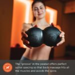 Tiger Tail Tiger Ball Large 8-Inch Long by 4.4-Inch High Peanut Foam Roller Double Ball: Self-Help Body Massage Tool for Trigger Points and Muscle Knots - Image 2