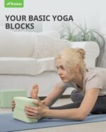 Trideer Yoga Blocks 2 Pack, Soft Non-Slip Surface Premium Foam Blocks, Supportive, Lightweight, Odor Resistant, Yoga Accessories for Pilates Meditation General Fitness Stretching Toning - Image 4