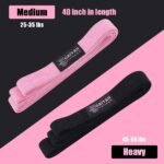 Long Resistance Bands, Fabric Resistance Bands Stretch Bands for Exercise Bands Resistance Bands Set Elastic Resistance Bands for Working Out Women Resistance Bands for Physical Therapy - Image 3