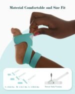 Babytone Baby Sleep Monitor with Base Station- Smart Sleep Sock, Tracking Heart Rate, Avg O2 and Movement, Wearable Baby Oxygen Foot Monitor with Bluetooth and APP, for 0-36 Months Newborn - Image 6