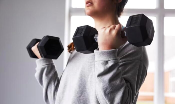 OLIXIS Hex Dumbbells Rubber Coated Hand Weight Set, 60LBS Sets - Image 7