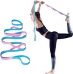 Yoga Strap for Stretching with 10 Loops Inelastic Soft Polyester Cotton Stretch Out Band for Exercise, Yoga, Pilates and Dance for Men and Women - Image 2