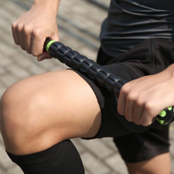 Idson Muscle Roller Stick for Athletes- Body Massage Sticks Tools Massager for Relief Muscle Soreness,Cramping and Tightness,Help Legs and Back Recovery,Black Green - Image 6