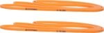 41” Resistance Loop Band - Pair of 2 Orange Resistance Bands (5 to 15 Pounds - 0.25 inches Wide) for Mobility, Yoga, Physical Therapy, Pull Ups, Home or Gym Workouts and More - Image 2