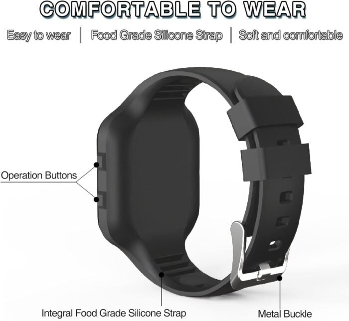 Non-Bluetooth Led Fitness Tracker Watch,Digital Pedometer Watch,with Step Counting/Distance/Calories/Stopwatch/Alarm Clock, Great Gift for Kids Teens Girls Boys Xmas - Image 7