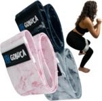 Bands for Men & Women - Hip and Long Fabric Resistance Bands Sets - Ideal for Working Out - Total Body - Legs - Arms - Booty - Glutes - Durable, Non-Slip, Comfort Fit - Aids in Injury Recovery - Image 2