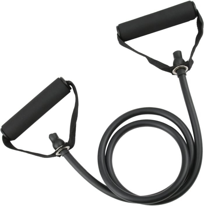 Resistance Bands with Handles, Easy Hold Working Out Exercise Bands, Comfortable Workout Accessory for Men Women Strength Training Muscle Shaping Physical Therapy Home (30LB) - Image 9
