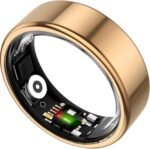 Smart Ring for Women&Men-Activity/Sleep/Heart Rate/HRV/Stress/Women's Health Tracker-IP68 Waterproof/Wearable-No Subscription Fee Required-Compatible with iPhone &Android (Gold, 11) - Image 2