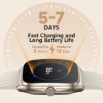 2025 SOUYIE Smart Watch for Men and Women with SOS Emergency Alert, 1.85" AMOLED Fitness Tracker with 100+ Sports Modes, Heart Rate, SpO2, Sleep Monitor, IP68 Waterproof, Compatible Android and iPhone - Image 7