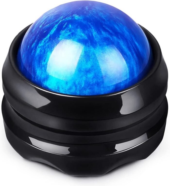 Massage Roller Ball, Neck Massager for Pain Relief, Deep Tissue Massage Tool, Sore Muscle Relief, Lymphatic Drainage, Tummy Tuck Post Surgery Supplies (Blue) - Image 2