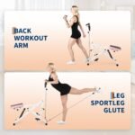 Squat Machine, Squat Assist Trainer with Adjustable12 Level Resistance, Foldable Squat Ride Rowing Machine for Home, Full Body Workout Gym for Glutes Legs Workout, 350 LBS Capacity - Image 8