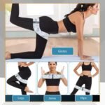 Bands for Men & Women - Hip and Long Fabric Resistance Bands Sets - Ideal for Working Out - Total Body - Legs - Arms - Booty - Glutes - Durable, Non-Slip, Comfort Fit - Aids in Injury Recovery - Image 3