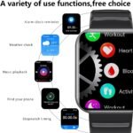 Smart Watch Smartwatch Activity Tracker 2024 Fashion Bluetooth Sports Watch for iOS Android Phones with Sleep/Blood Pressure/Health Monitor/Pedometer IP67 Waterproof - Image 7