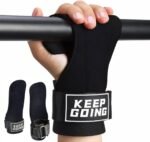 Leather Weight Lifting Gloves Wrist Straps for Weightlifting, Lifting Straps Cobra Grips Deadlift Straps Weight Lifting Straps, Gym Straps Gym Gloves for Men Weight Grips for Women - Image 2