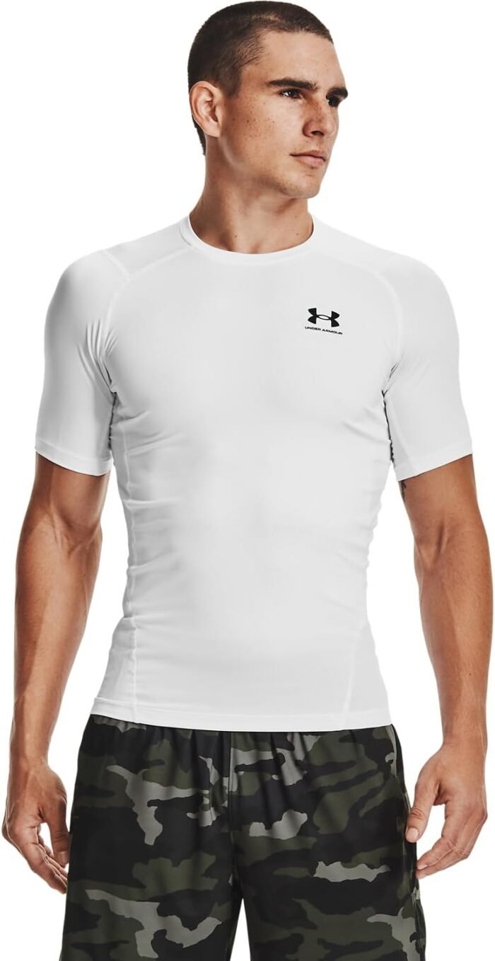 Under Armour Men's HeatGear Compression Short-Sleeve T-Shirt - Image 2