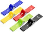 VEICK Resistance Loop Exercise Bands, Elastic Workout Bands for Men Women, Set of 5 Different Resistance Levels Stretch Band for Home Fitness Stretching Strength Training Physical Therap - Image 2