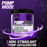 EVL PumpMode Nitric Oxide Supplement - Nitric Oxide Booster Pump Pre Workout Powder with Glycerol and Betaine for Muscle Recovery Growth and Endurance - Stim Free Pre Workout Drink (Furious Grape) - Image 8