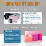 Bands for Men & Women - Hip and Long Fabric Resistance Bands Sets - Ideal for Working Out - Total Body - Legs - Arms - Booty - Glutes - Durable, Non-Slip, Comfort Fit - Aids in Injury Recovery - Image 6
