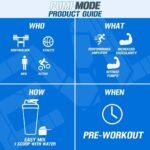 EVL PumpMode Nitric Oxide Supplement - Nitric Oxide Booster Pump Pre Workout Powder with Glycerol and Betaine for Muscle Recovery Growth and Endurance - Stim Free Pre Workout Drink (Furious Grape) - Image 4