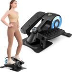 ANCHEER Under Desk Elliptical Exercise Machine,Standing or Seated Ellipse Leg Exerciser with 8 Level Resistance,Portable Exercise Equipment with LCD Display Monitor,Fully Assembled - Image 2