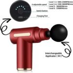 Massage Gun Deep Tissue Muscle Massager for Pain Relief Percussion Massager with 4 Massage Gun Heads & Silent Brushless Motor Portable Handheld Massager Gifts for Women/Men - Image 3