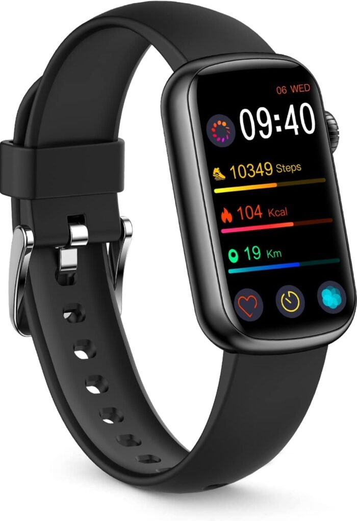 FITVII Slim Fitness Tracker with Blood Oxygen, Blood Pressure, 24/7 Heart Rate and Sleep Tracking, IP68 Waterproof Activity Trackers and Smart Watches with Step Tracker, Pedometer for Women Men - Image 2