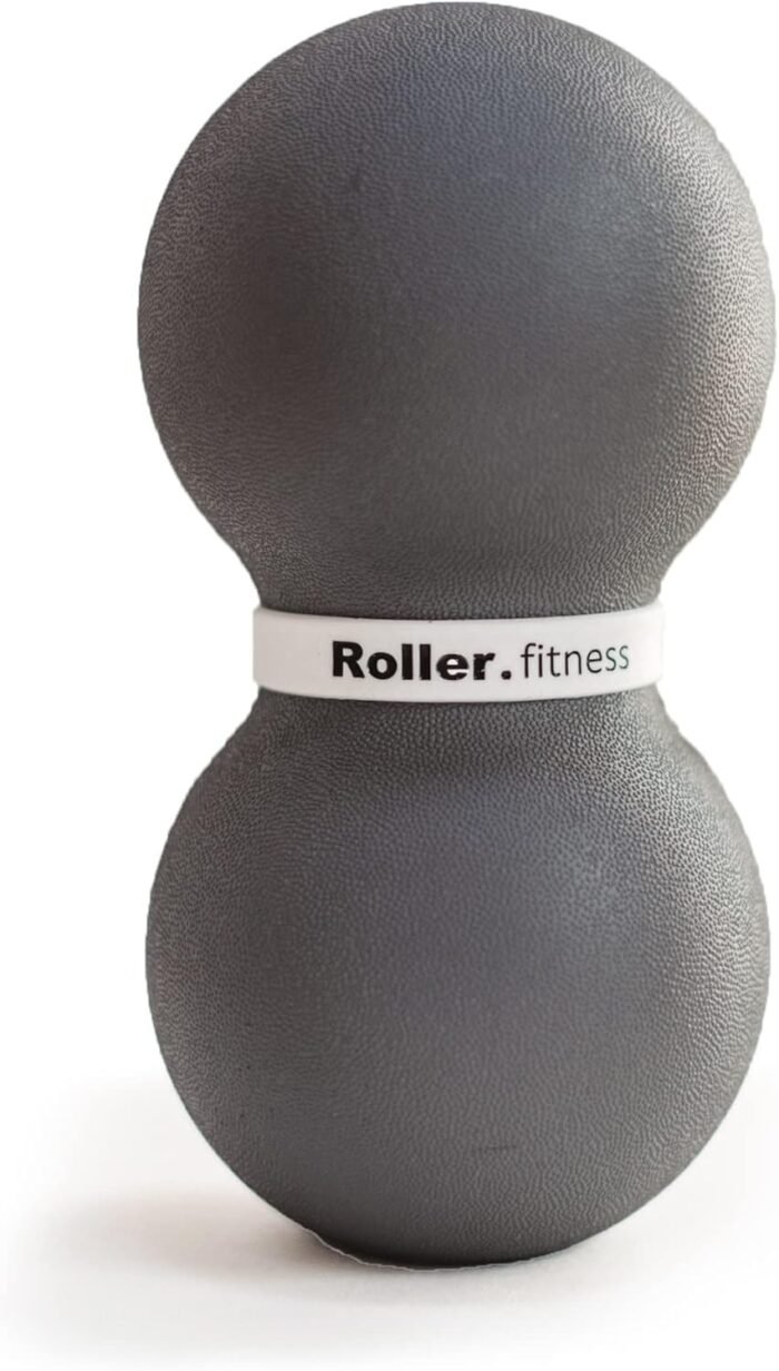 Fitness Infinity Roller, Peanut Foam Massage Ball, Large 8-Inch Double Exercise Roller (Gray - Standard) - Image 10