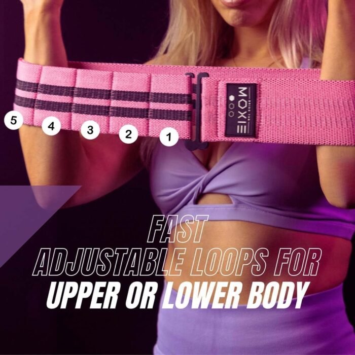 Adjustable Non-Slip Fabric Resistance Bands Set of 3 – Ideal for Legs, Glutes, and Full Body Workouts – Premium Fitness Bands for Women & Men – Bring The Moxie - Image 9
