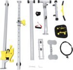 Multi-Function Power Rack, 220.46LBS Capacity Power Rack, Heavy Duty Strength Training Fitness Equipment, for Garage & Home Gym, Silver - Image 7