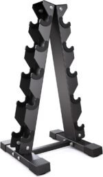 Dumbbell Rack Stand Only, Weight Rack for Dumbbells Compact A-Frame Home Gym Space Saver (480/800 LBS Weight Capacity, 2025 New Version) - Image 9