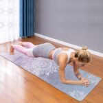 Travel Yoga Mat, Non Slip Exercise Suede Mat with Carry Bag, All-Purpose Fitness Mat with High Density Anti-Tear Surface for Women, Ideal for Pilates Workout (72'' x 26'' x 1.5mm Thick) - Image 8