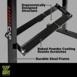 WF Athletic Supply Rubber Coated Hex Dumbbell Set with Two Tier Premium Storage Rack Built for Strength Building, Weight Loss & Home Gym – Multiple Sets Available - Image 6