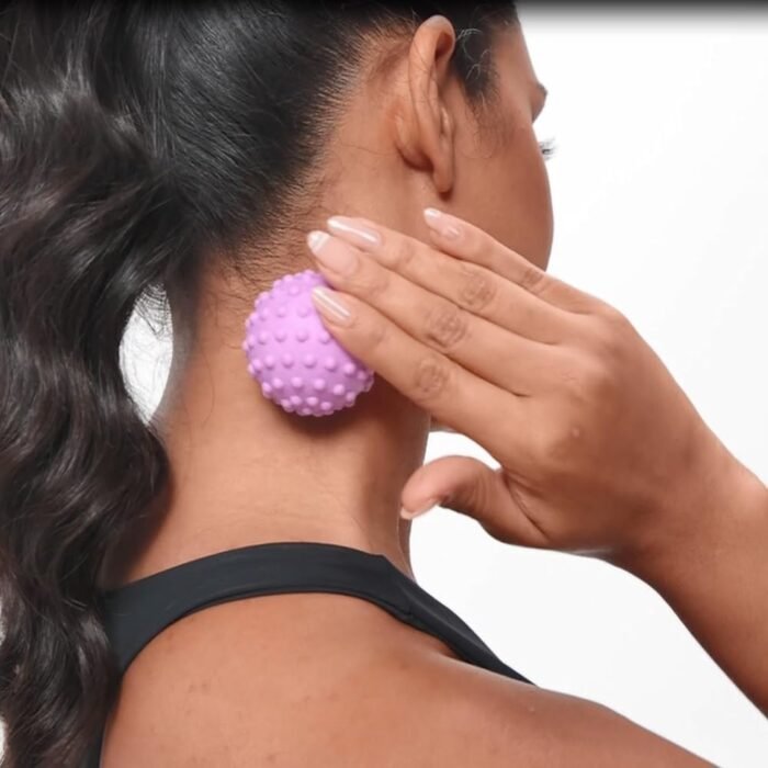 NGT new guide steps Fascia Ball, TPR Massage Ball Suitable for Relaxing Muscles, Restoring Fascia, and Improving Body Condition for All Parts of The Body. (Purple) - Image 2